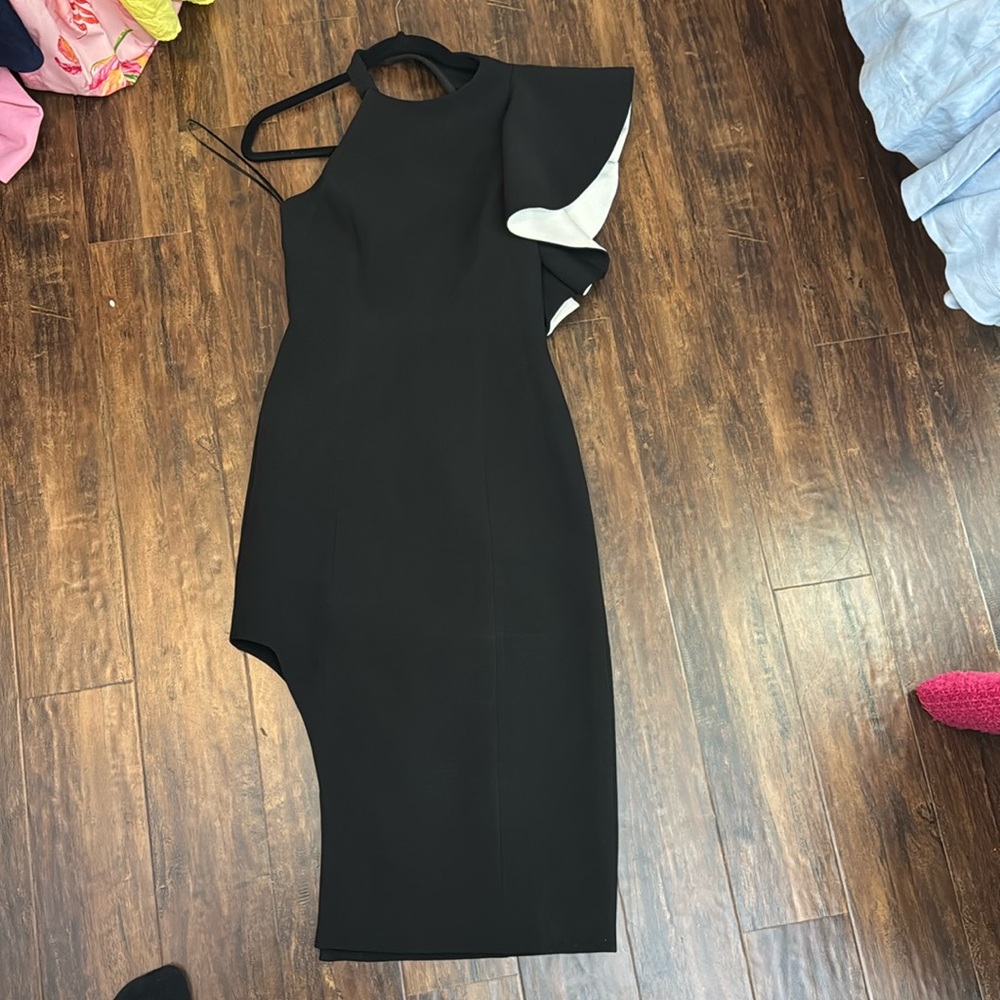 C/Meo Collective Midi Black dress
